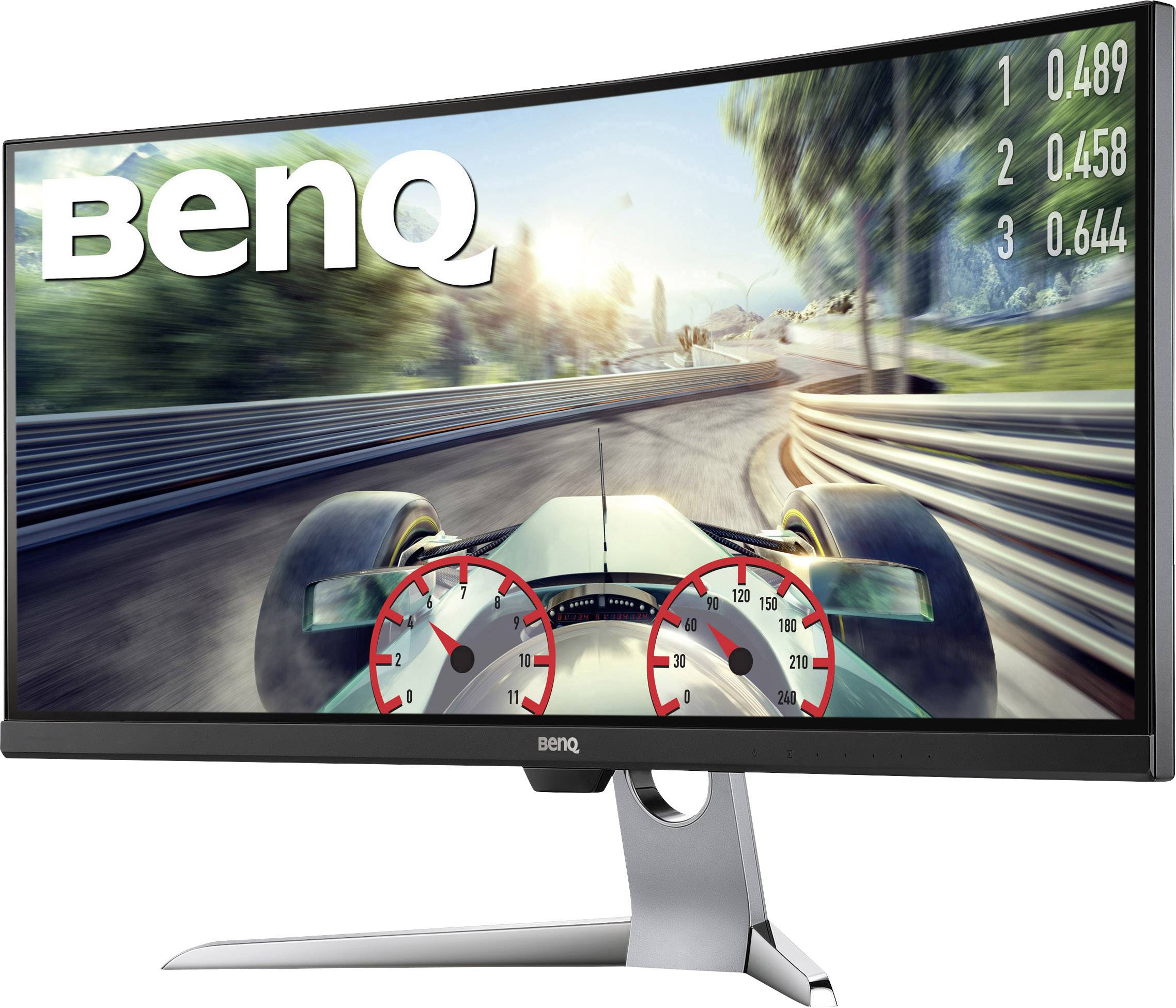 BenQ EX3501R LED-Monitor 88.9cm (35 Zoll) EEK G (A - G) 3440 x 1440 Pixel QHD 1440 p 4 ms HDMI®, DisplayPort, USB 3.2 Gen 2