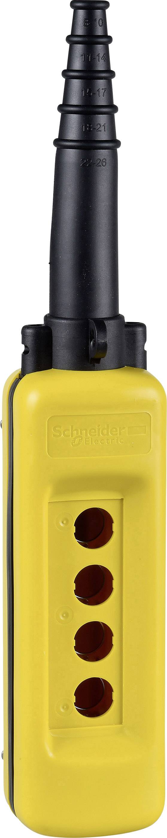 Schneider Electric XACA04 XACA04 Leergehäuse 4 Einbaustellen 1St.