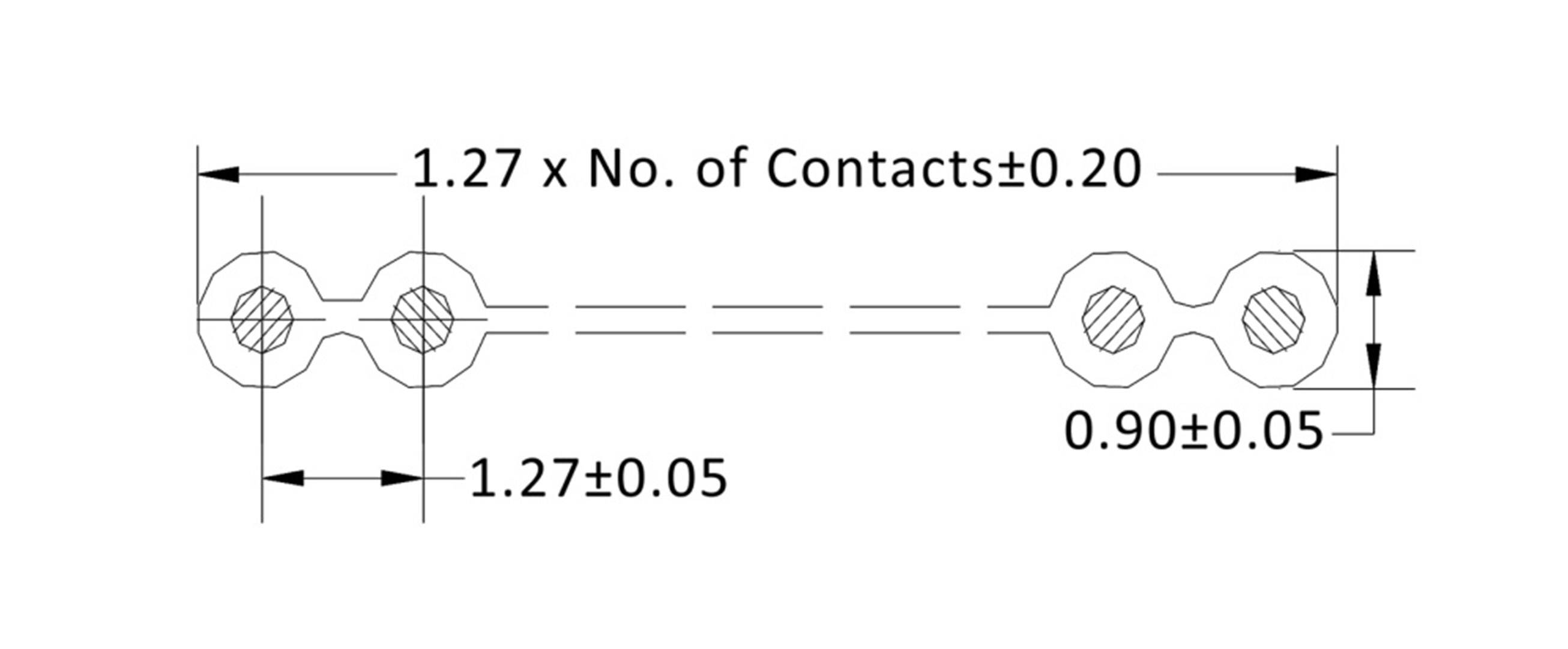 Econ connect 28AWG10GR Flachbandkabel Rastermaß: 1.27mm 10 x 0.08mm² Grau 30.50m