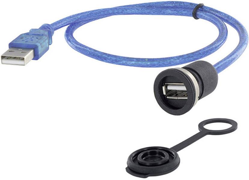 Encitech USB 2.0 Typ A Chassisbuchse, Einbau M16 1310-1002-01 Inhalt: 1 St.