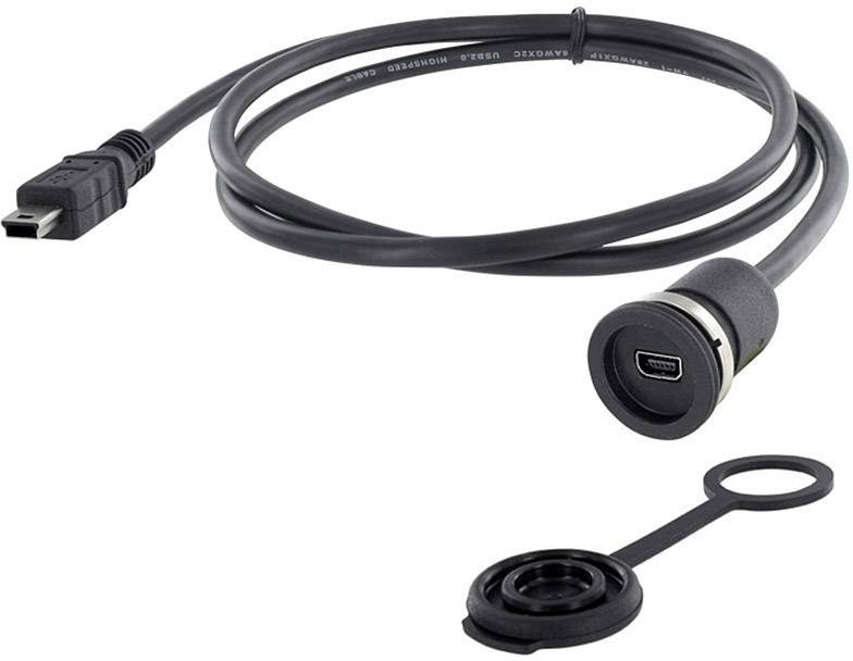 Encitech Mini USB 2.0 Typ B Chassisbuchse, Einbau M16 1310-1011-02 Inhalt: 1 St.