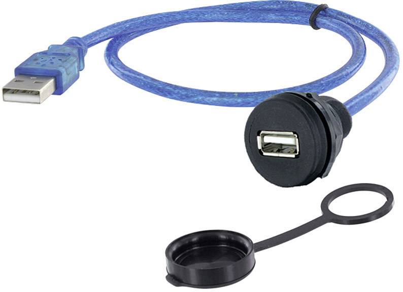 Encitech USB 2.0 Typ A Chassisbuchse, Einbau 1310-1018-02 M22 1310-1018-02 Inhalt: 1 St.