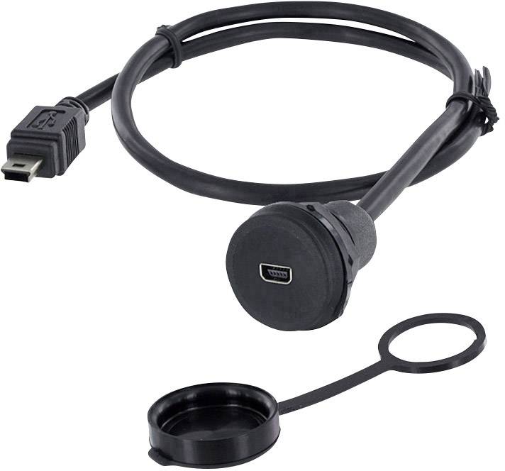 Encitech Mini USB 2.0 Typ AB Chassisbuchse, Einbau 1310-1021-01 M22 1310-1021-01 Inhalt: 1 St.