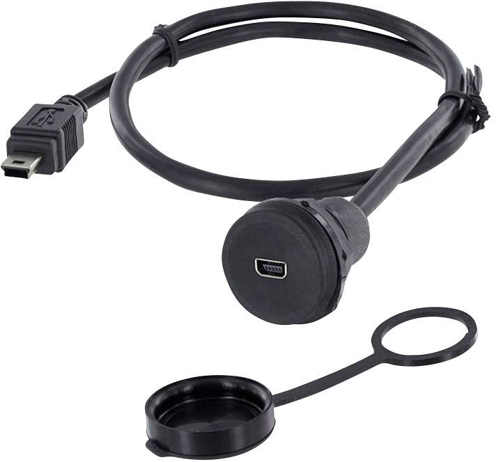 Encitech Mini USB 2.0 Typ AB Chassisbuchse, Einbau 1310-1021-02 M22 1310-1021-02 Inhalt: 1 St.