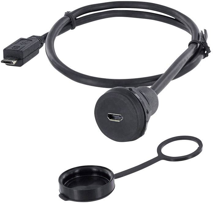 Micro USB 2.0 Typ B Chassisbuchse, Einbau 1310-1023-01 M22 1310-1023-01 encitech Inhalt: 1 St.