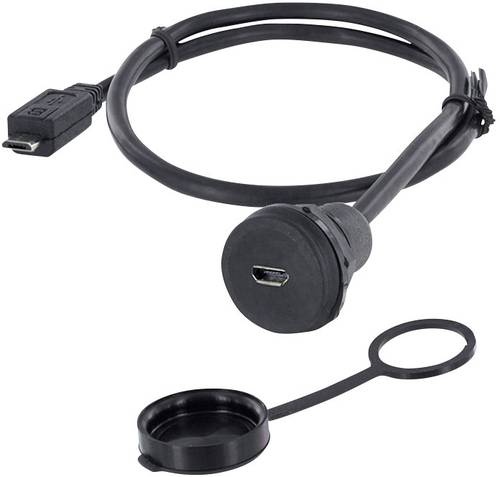 Micro USB 2.0 Typ B Chassisbuchse, Einbau 1310-1023-02 M22 Inhalt: 1St.