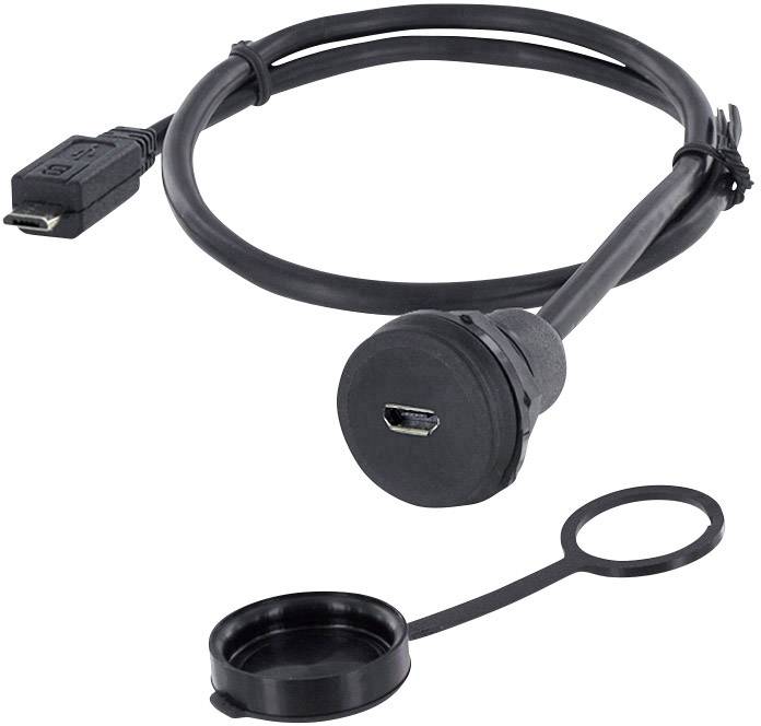 Encitech Micro USB 2.0 Typ B Chassisbuchse, Einbau 1310-1023-03 M22 1310-1023-03 Inhalt: 1 St.