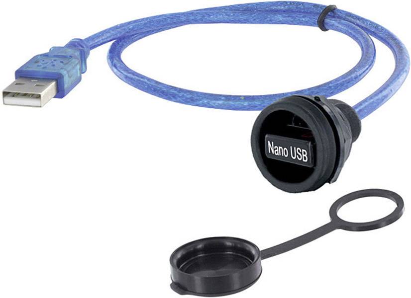 Encitech USB 2.0 Stecker A Chassisbuchse, Einbau 1310-1032-01 M22 1310-1032-01 Inhalt: 1 St.