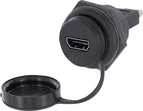 HDMI-Adapter Adapter, Einbau Polzahl: 19 Schwarz 1St.