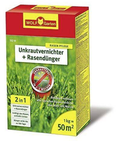 WOLF-Garten 3840710 SQ50 2 in 1 Unkrautvernichter plus Rasendünger 1St.