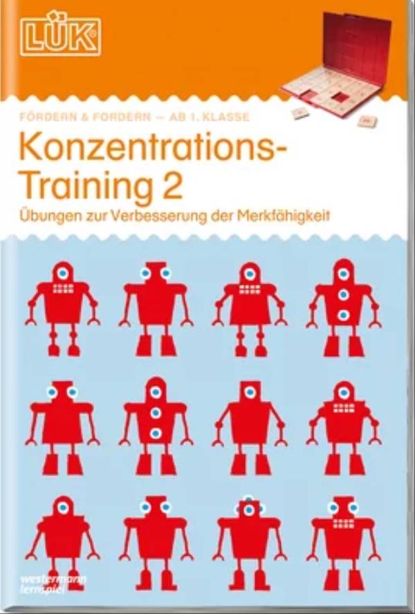 Konzentrationstraining ab 2. Klasse