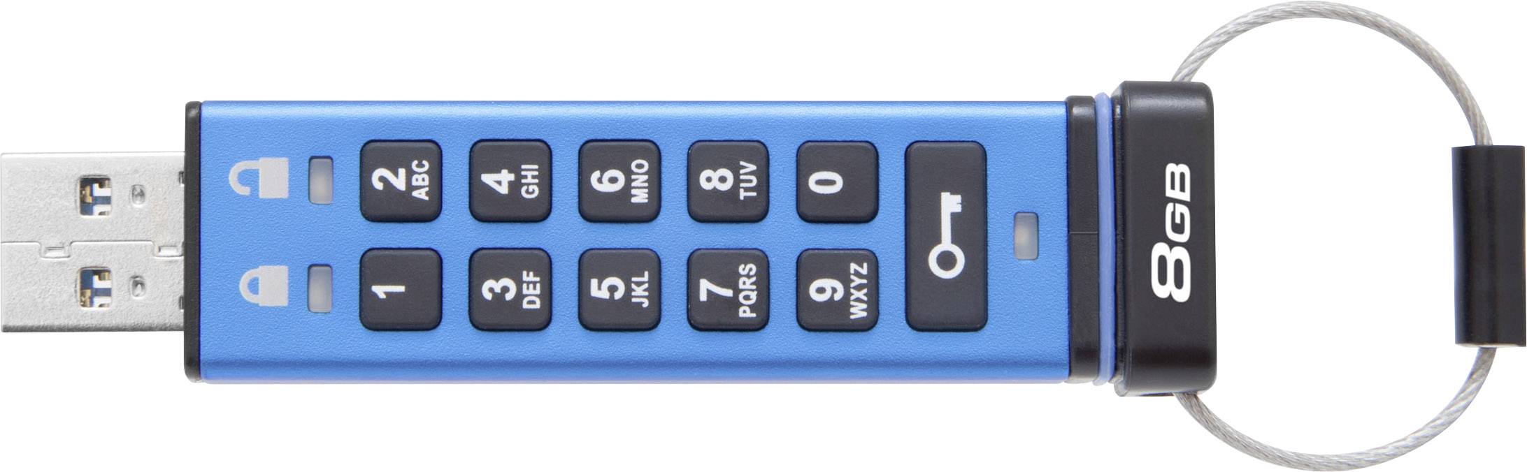 Kingston DataTraveler® 2000 USB-Stick 8GB Blau DT2000/8GB USB 3.2 Gen 2 (USB 3.1)