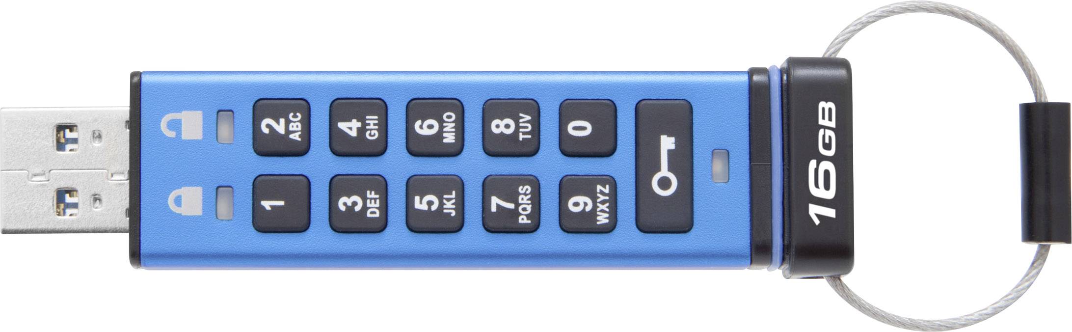 Kingston DataTraveler® 2000 USB-Stick 16 GB Blau DT2000/16GB USB-A (USB 3.2 Gen 2)