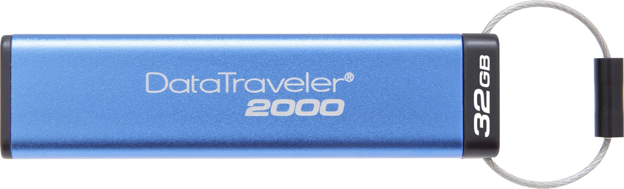 Kingston DataTraveler® 2000 USB-Stick 32 GB Blau DT2000/32GB USB-A (USB 3.2 Gen 2)