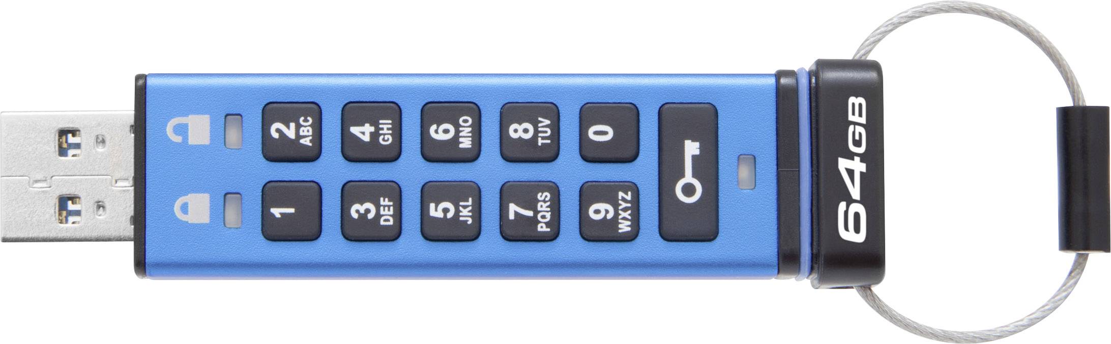 Kingston DataTraveler® 2000 USB-Stick 64 GB Blau DT2000/64GB USB-A (USB 3.2 Gen 2)