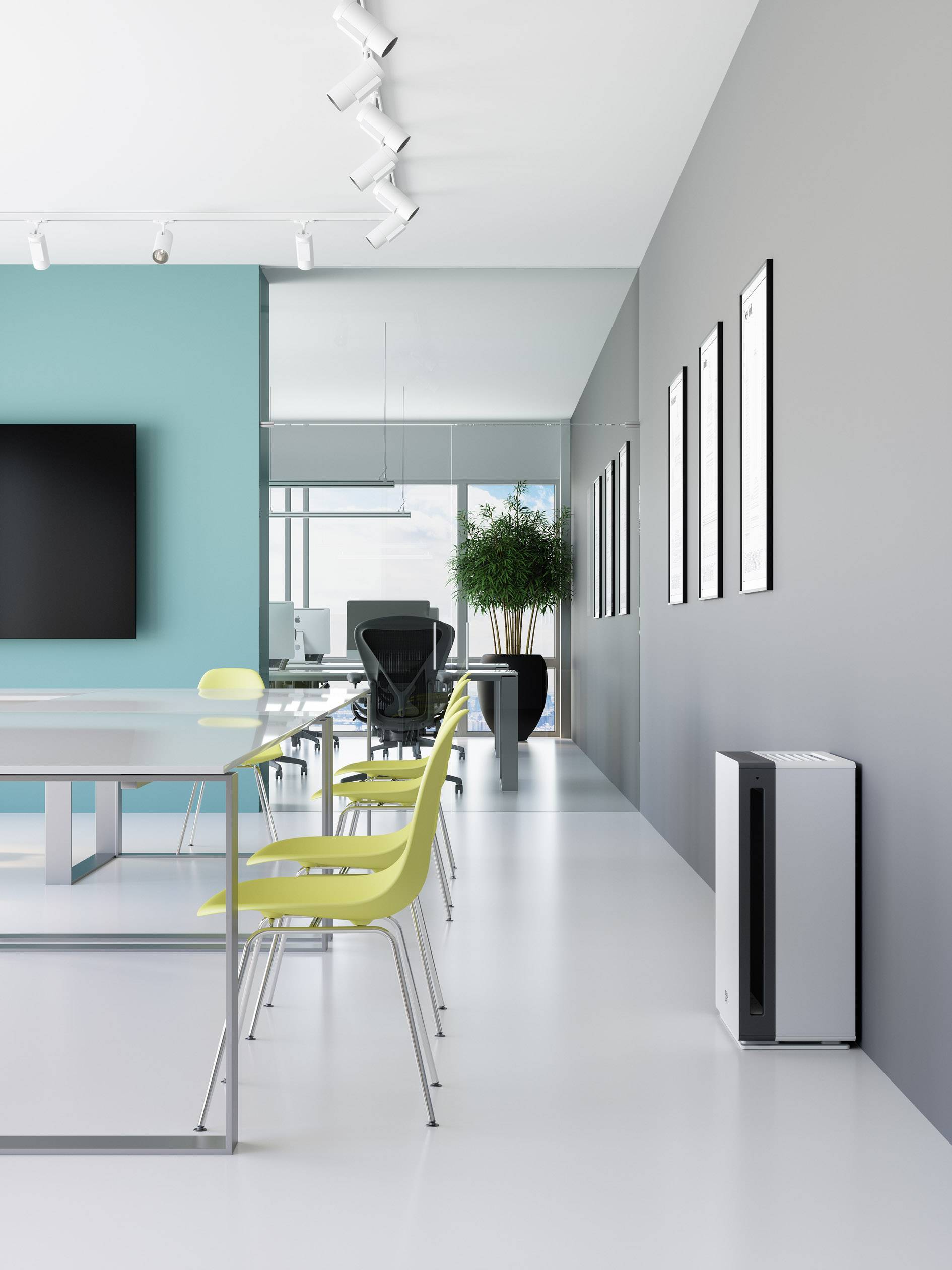 Ideal Office 87510011 AP80 Pro Luftreiniger 90 m² Weiß