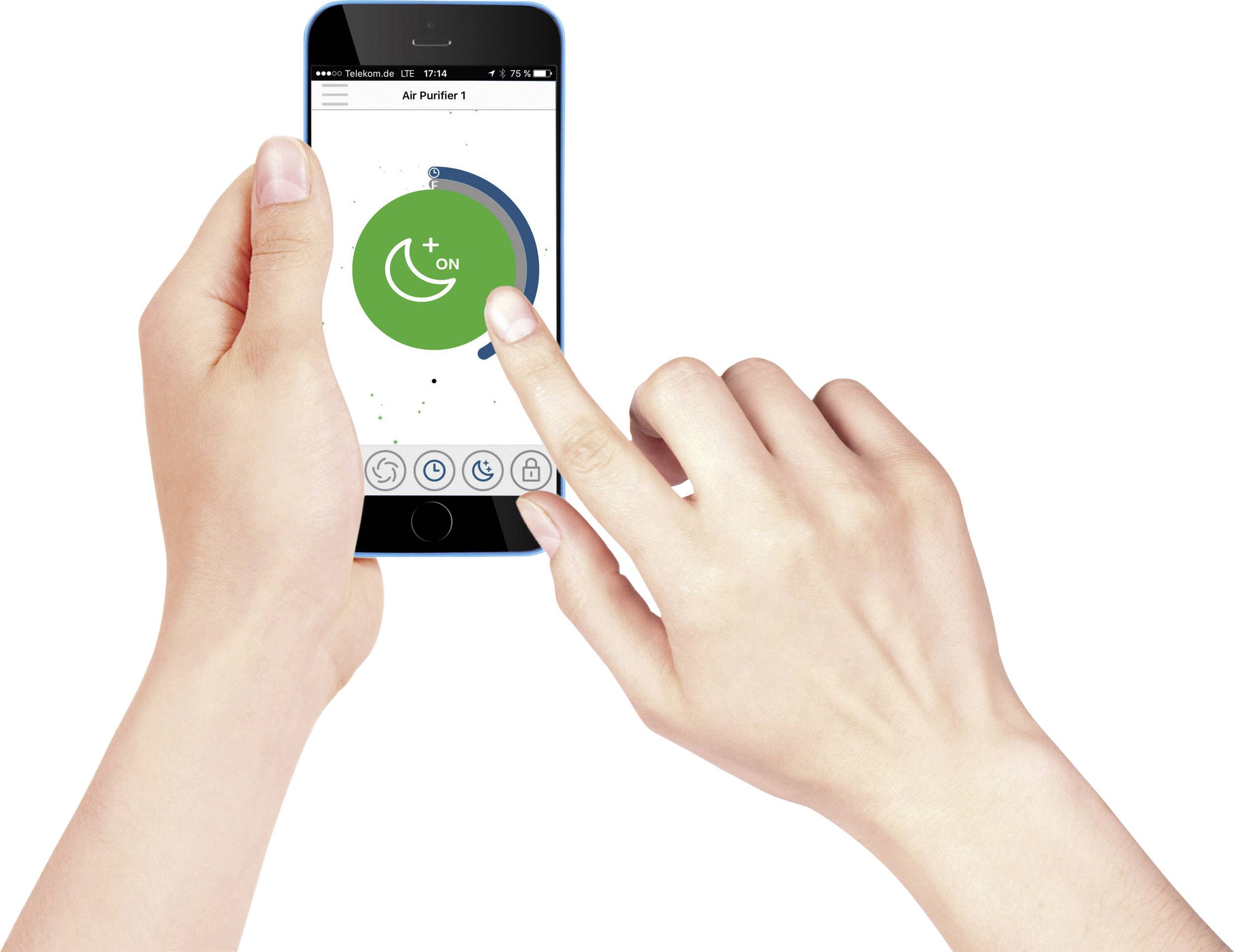 Ideal Office 73100011 73100011 Luftreiniger 40 m² Schwarz, Weiß