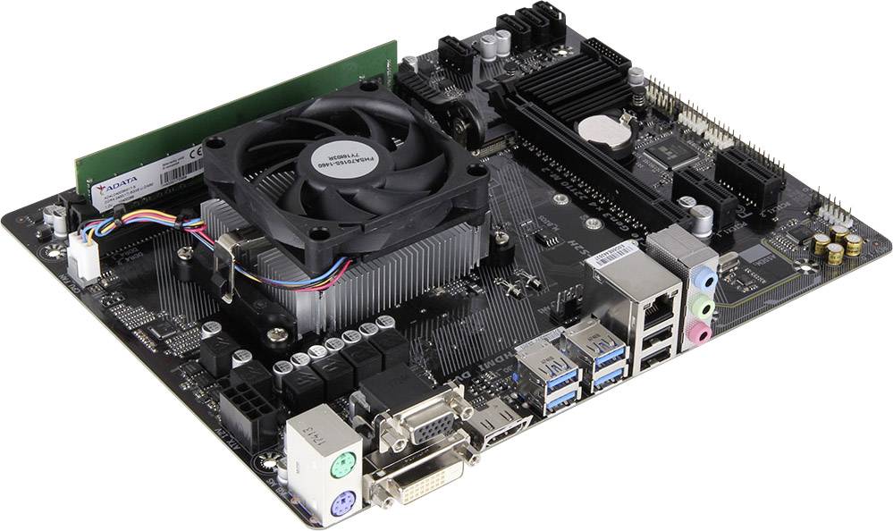 Renkforce PC Tuning-Kit AMD A8 A8-9600 APU (4 x 3.1GHz) 8GB AMD Radeon R7 Micro-ATX