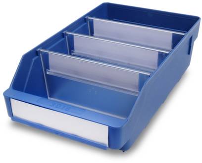 Stemo 472644 ESD Regalkasten lebensmittelgeeignet (B x H x T) 180 x 95 x 300mm Blau 20St.