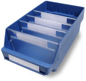 Stemo 472702 ESD Regalkasten lebensmittelgeeignet (B x H x T) 240 x 150 x 400mm Blau 10St.