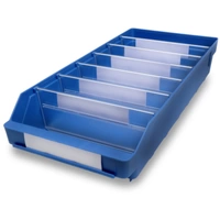 Stemo 472746 ESD Regalkasten lebensmittelgeeignet (B x H x T) 240 x 95 x 500mm Blau 15St. Stemo 472746 ESD Regalkasten lebensmittelgeeignet (B x H x T) 240 x 95 x 500mm Blau 15St.