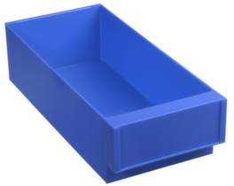 Plastipol Scheu 1657845 Schublade für Schubladensystem (B x H x T) 162 x 102 x 345mm Blau 1St.