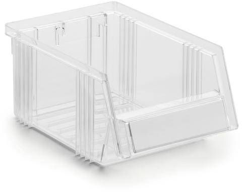 Treston 527510 Sichtlagerkasten (B x H x T) 105 x 75 x 165mm Transparent 60St.