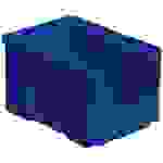 977356 Sichtlagerkasten lebensmittelgeeignet (B x H x T) 145 x 125 x 230mm Blau 25St.