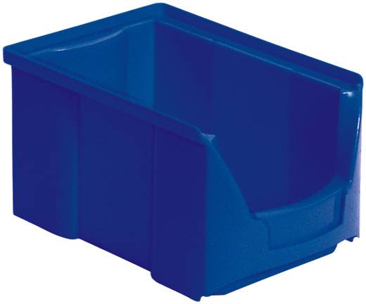 BRB Lagertechnik 977356 Sichtlagerkasten lebensmittelgeeignet (B x H x T) 145 x 125 x 230mm Blau 25St.