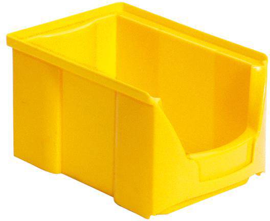 BRB Lagertechnik 977414 Sichtlagerkasten lebensmittelgeeignet (B x H x T) 145 x 125 x 230mm Gelb 25St.