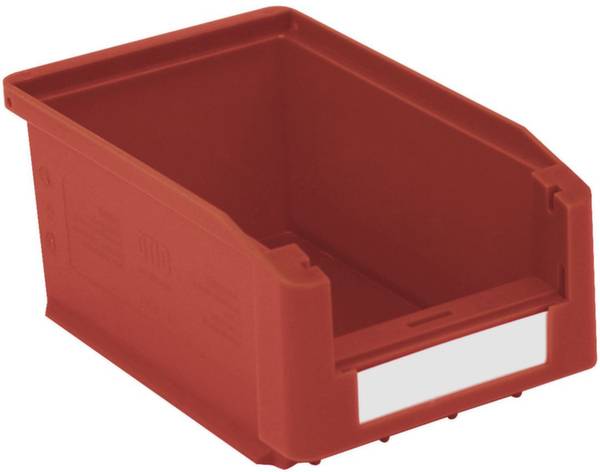 BITO Lagertechnik 383941 Sichtlagerkasten lebensmittelgeeignet (B x H x T) 103 x 75 x 160mm Rot 40St.