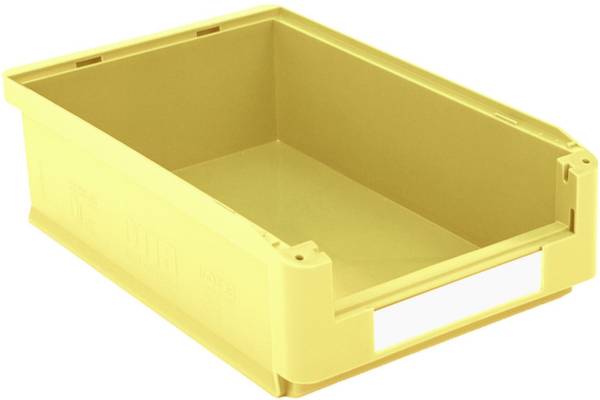 BITO Lagertechnik 384376 Sichtlagerkasten lebensmittelgeeignet (B x H x T) 315 x 145 x 500mm Gelb 8St.