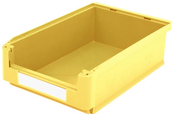 BITO Lagertechnik 384376 Sichtlagerkasten lebensmittelgeeignet (B x H x T) 315 x 145 x 500mm Gelb 8St.