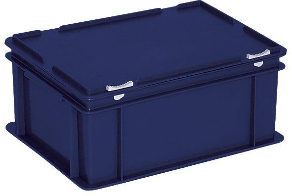 BRB Lagertechnik 1657890 Stapelbehälter lebensmittelgeeignet (L x B x H) 400 x 300 x 185mm Blau 1St.