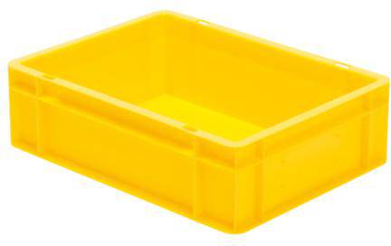 LA-KA-PE 204006 Stapelbehälter lebensmittelgeeignet (L x B x H) 400 x 300 x 120mm Gelb 4St.