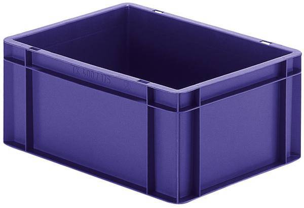 LA-KA-PE 204036 Stapelbehälter lebensmittelgeeignet (L x B x H) 400 x 300 x 175mm Blau 4St.