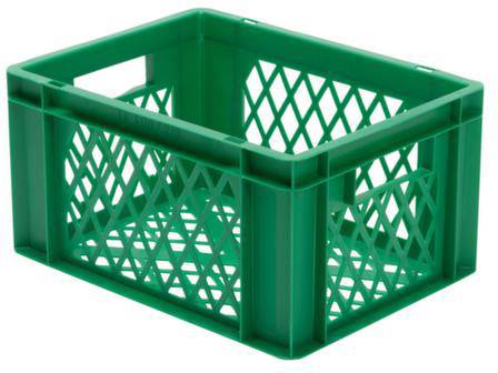 LA-KA-PE 204043 Stapelbehälter lebensmittelgeeignet (L x B x H) 400 x 300 x 210mm Grün 4St.