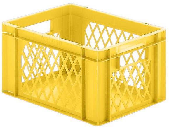 LA-KA-PE 204050 Stapelbehälter lebensmittelgeeignet (L x B x H) 400 x 300 x 210mm Gelb 4St.