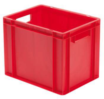 LA-KA-PE 204086 Stapelbehälter lebensmittelgeeignet (L x B x H) 400 x 300 x 320mm Rot 4St.