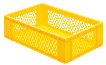 LA-KA-PE 204151 Stapelbehälter lebensmittelgeeignet (L x B x H) 600 x 400 x 175mm Gelb 2St.