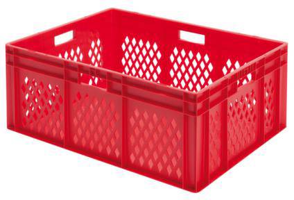 LA-KA-PE 1657928 Stapelbehälter Favorit lebensmittelgeeignet (L x B x H) 800 x 600 x 320mm Rot 1St.