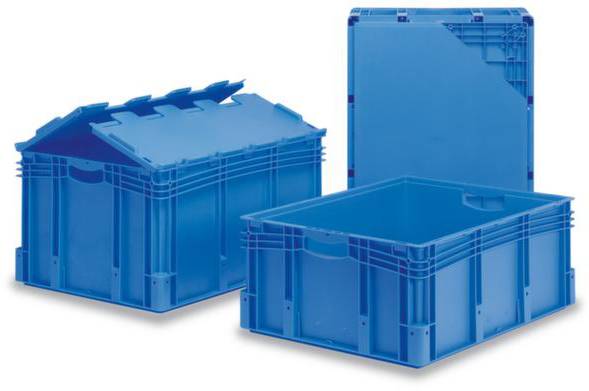 BITO Lagertechnik 1657941 Stapelbehälter lebensmittelgeeignet (L x B x H) 800 x 600 x 520mm Blau 1St.