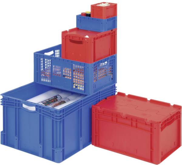 BITO Lagertechnik 1657941 Stapelbehälter lebensmittelgeeignet (L x B x H) 800 x 600 x 520mm Blau 1St.