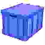 1657943 Stapelbehälter lebensmittelgeeignet (L x B x H) 800 x 600 x 538mm Blau 1St.