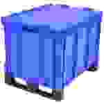 1657944 Stapelbehälter lebensmittelgeeignet (L x B x H) 800 x 600 x 638mm Blau 1St.