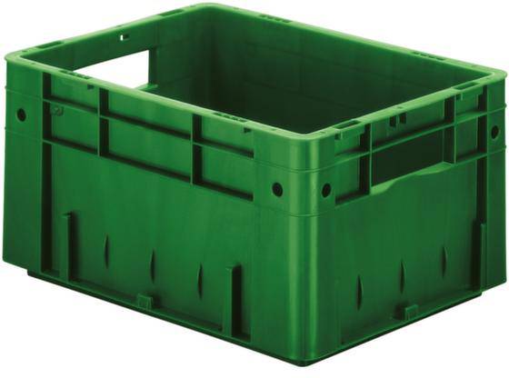 LA-KA-PE VTK 400/120-0 Stapelbehälter lebensmittelgeeignet (L x B x H) 400 x 300 x 120mm Grün 4St.