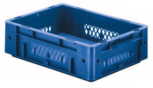 Udo Bär VTK 400/120-1 Stapelbehälter lebensmittelgeeignet (L x B x H) 400 x 300 x 120mm Blau 4St.