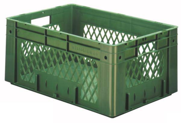 LA-KA-PE VTK 600/270-1 Stapelbehälter lebensmittelgeeignet (L x B x H) 600 x 400 x 270mm Grün 2St.