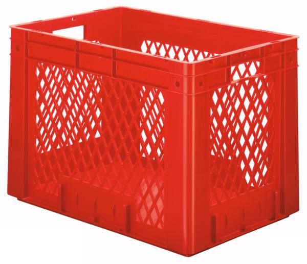 LA-KA-PE VTK 600/420-1 Stapelbehälter lebensmittelgeeignet (L x B x H) 600 x 400 x 420mm Rot 2St.