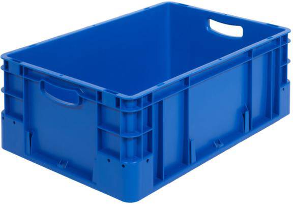 Alpha Paletten & Boxen 1657958 Stapelbehälter lebensmittelgeeignet (L x B x H) 600 x 400 x 220mm Blau 1St.